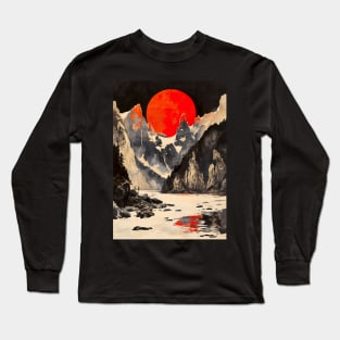 Red Moon Vintage Long Sleeve T-Shirt
